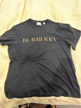 Burberry Black Short Sleeve Logo T-Shirt